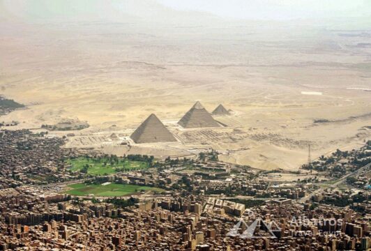 Каир, Пирамиды (на самолёте)-75