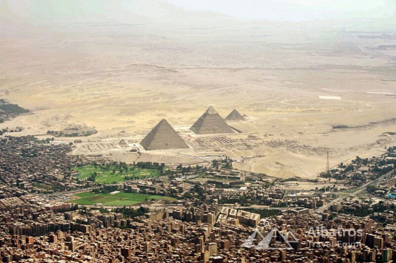 пирамиды на самолете из Шарм-эль-Шейха