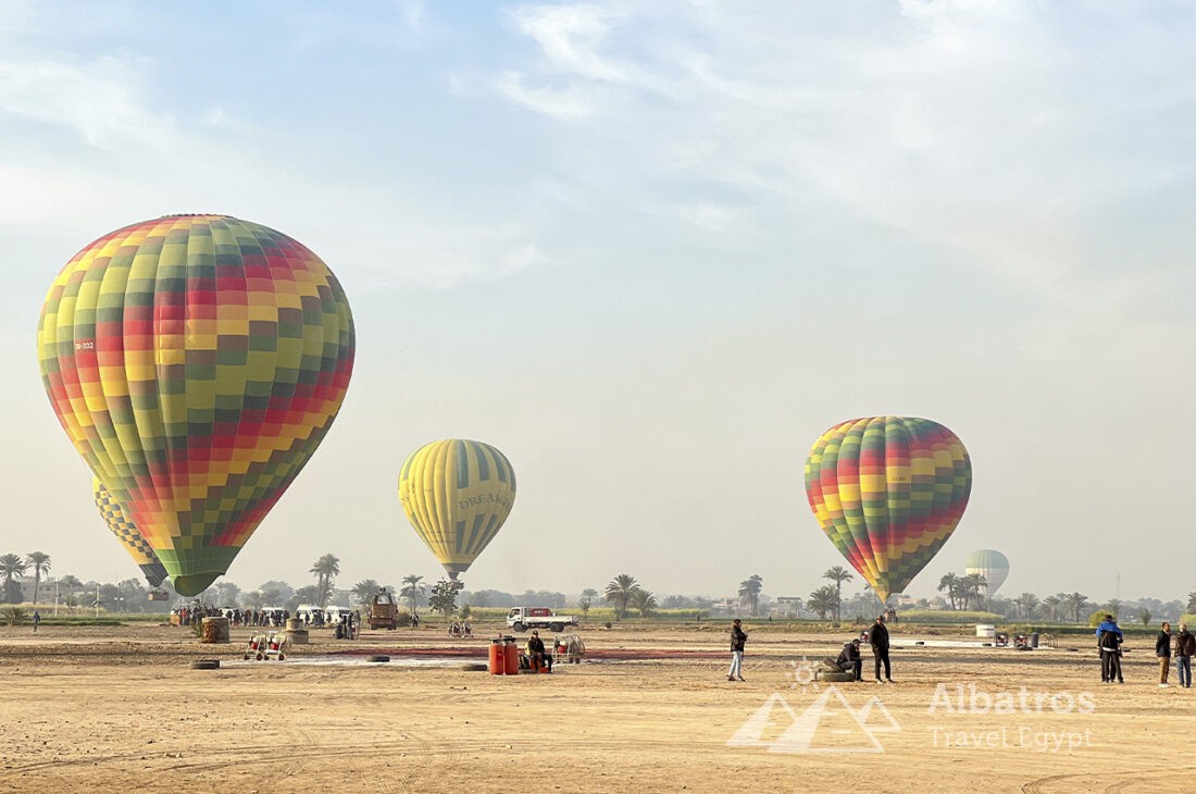 Воздушный шар в Луксоре из Хургады-3